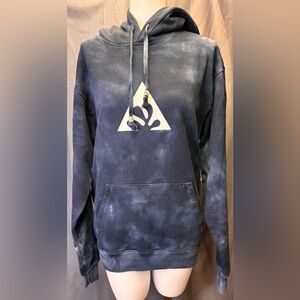 Wasted Collective Oversized Sweatshirt Hoodie Tie Dye BlueSize XSmall NWT.